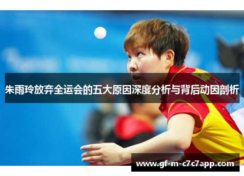 朱雨玲放弃全运会的五大原因深度分析与背后动因剖析